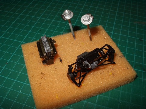 Rear wheels chassis